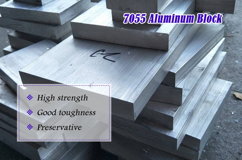 7055 Aluminum Block