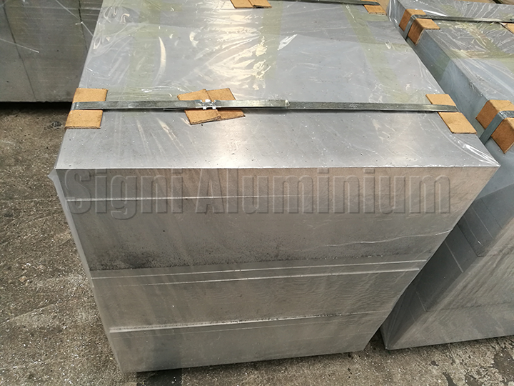 ALUMINIUM BAR GRADE 6082 T6 BILLET 45mm x 80mm x 50mm BLOCK